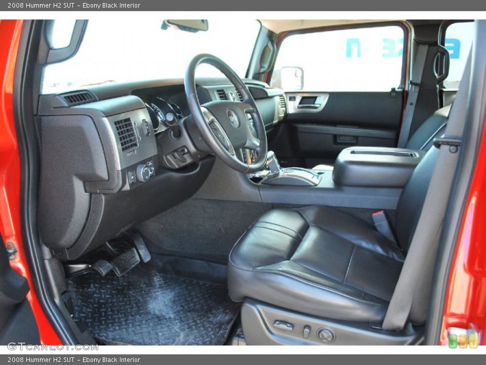 Ebony Black Interior Photo for the 2008 Hummer H2 SUT #52857228
