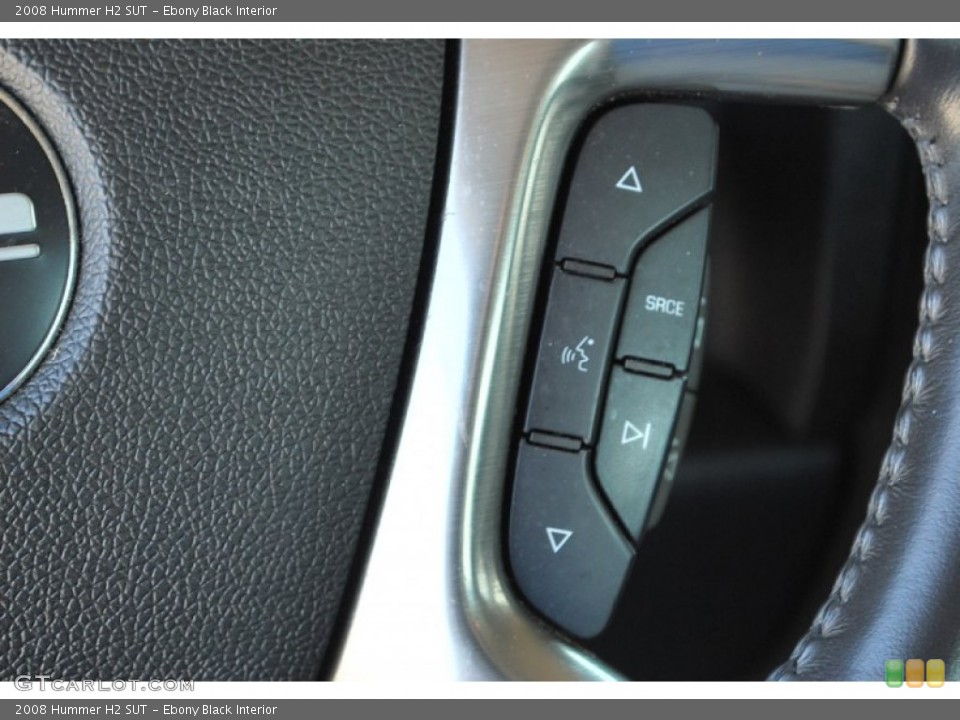 Ebony Black Interior Controls for the 2008 Hummer H2 SUT #52857321