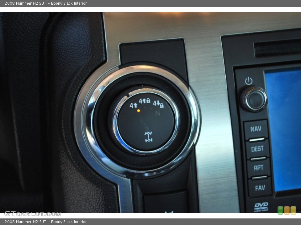 Ebony Black Interior Controls for the 2008 Hummer H2 SUT #52857354