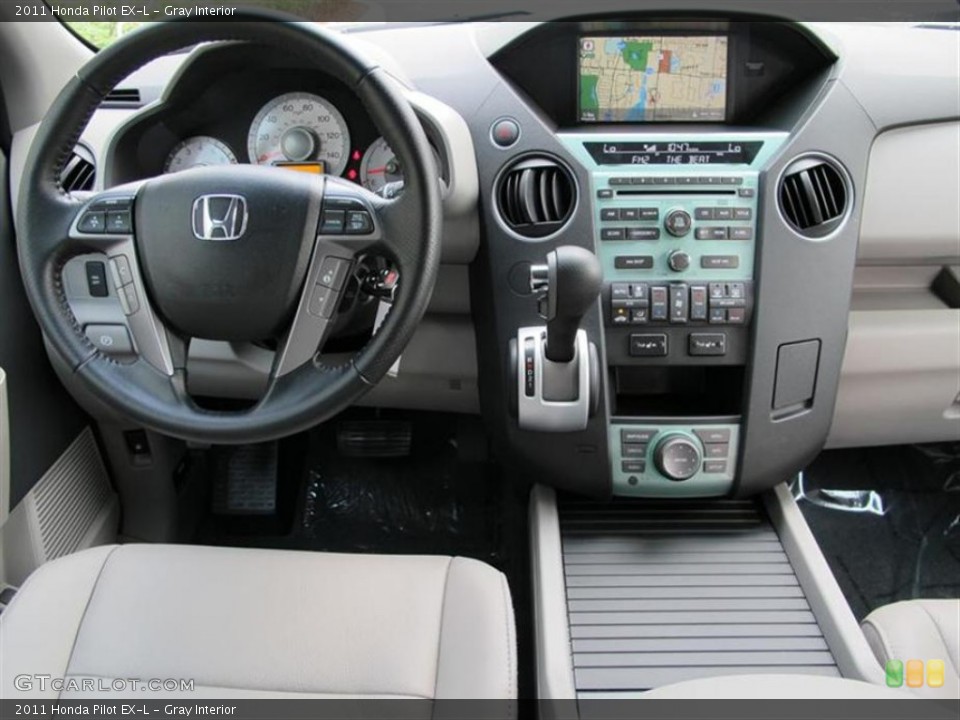 Gray Interior Dashboard for the 2011 Honda Pilot EX-L #52857741