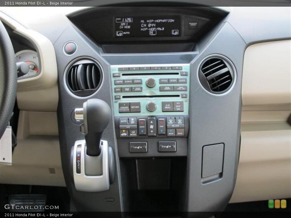 Beige Interior Controls for the 2011 Honda Pilot EX-L #52858371