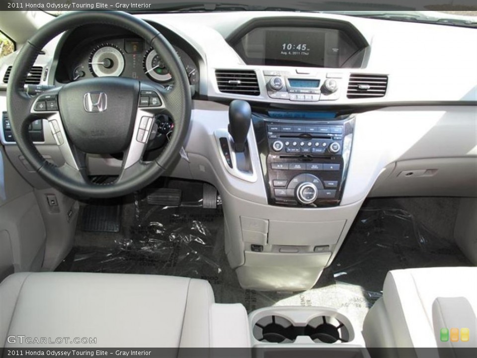 Gray Interior Dashboard for the 2011 Honda Odyssey Touring Elite #52858812