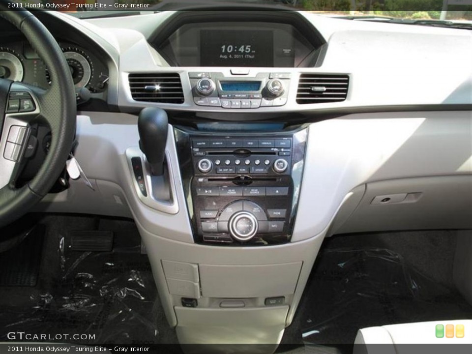 Gray Interior Controls for the 2011 Honda Odyssey Touring Elite #52858842