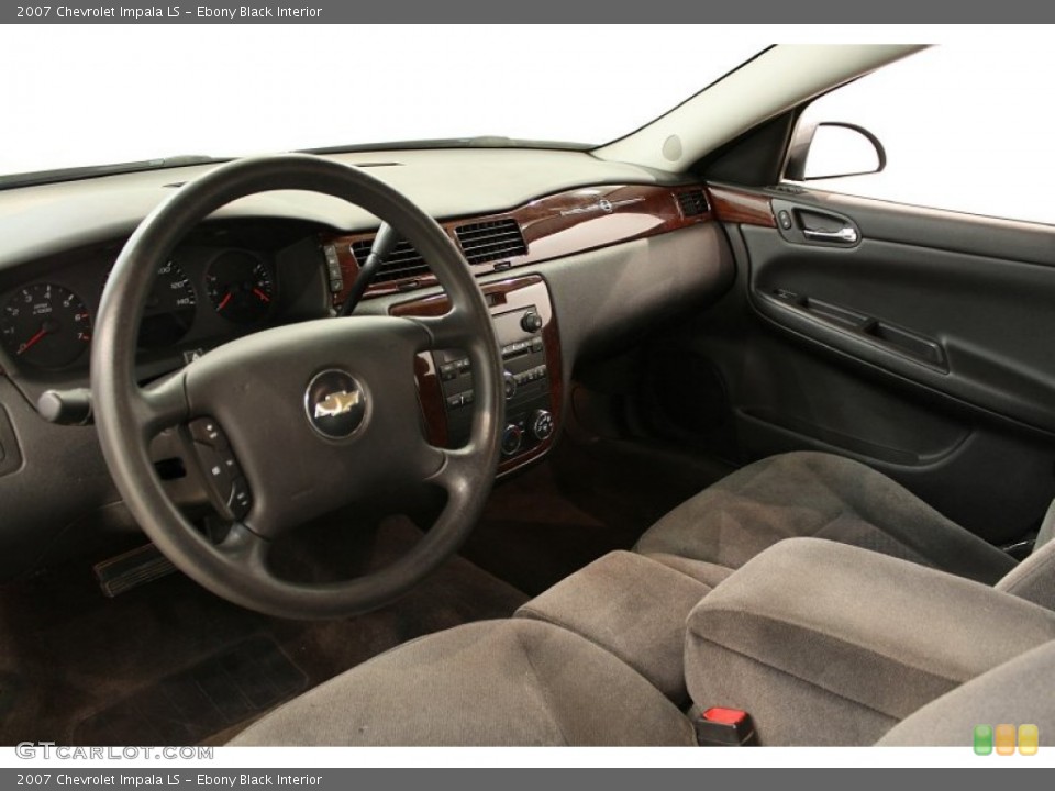 Ebony Black Interior Prime Interior for the 2007 Chevrolet Impala LS #52859160