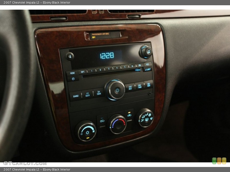 Ebony Black Interior Audio System for the 2007 Chevrolet Impala LS #52859181