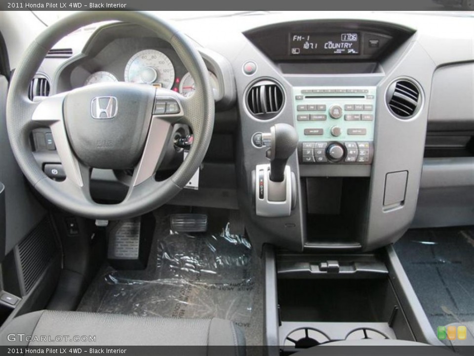 Black Interior Dashboard for the 2011 Honda Pilot LX 4WD #52859562
