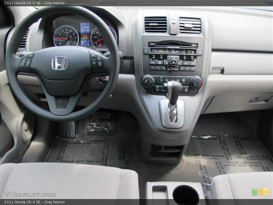 Gray Interior Dashboard for the 2011 Honda CR-V SE #52860960