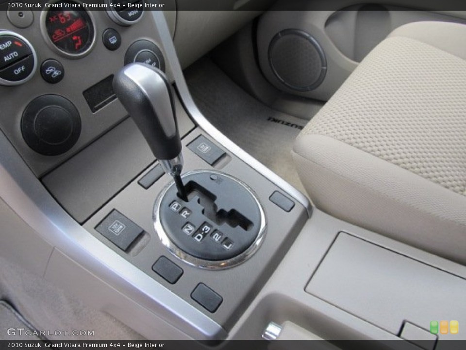 Beige Interior Transmission for the 2010 Suzuki Grand Vitara Premium 4x4 #52861323