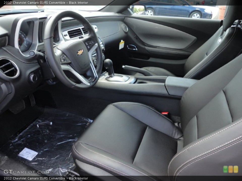 Black Interior Photo for the 2012 Chevrolet Camaro SS/RS Convertible #52861356