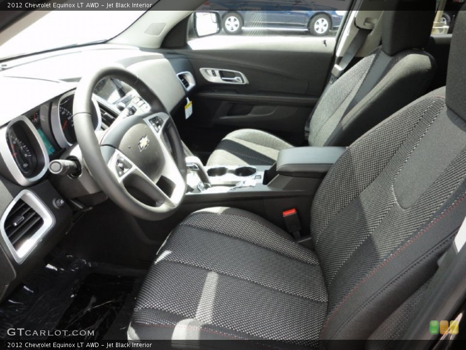 Jet Black Interior Photo for the 2012 Chevrolet Equinox LT AWD #52861674