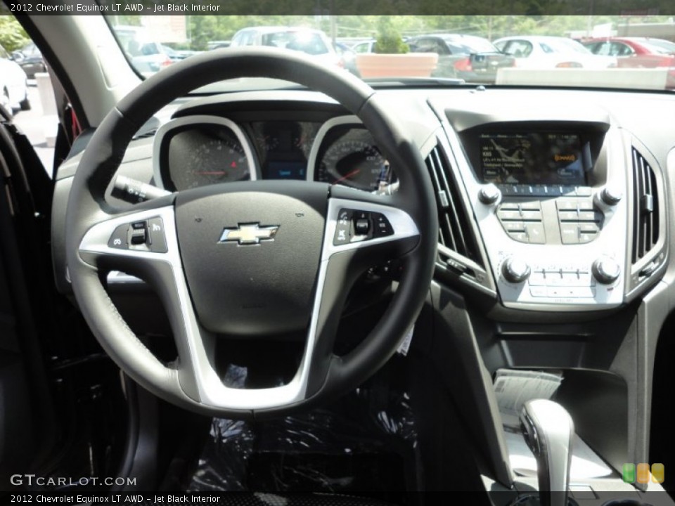 Jet Black Interior Dashboard for the 2012 Chevrolet Equinox LT AWD #52861706