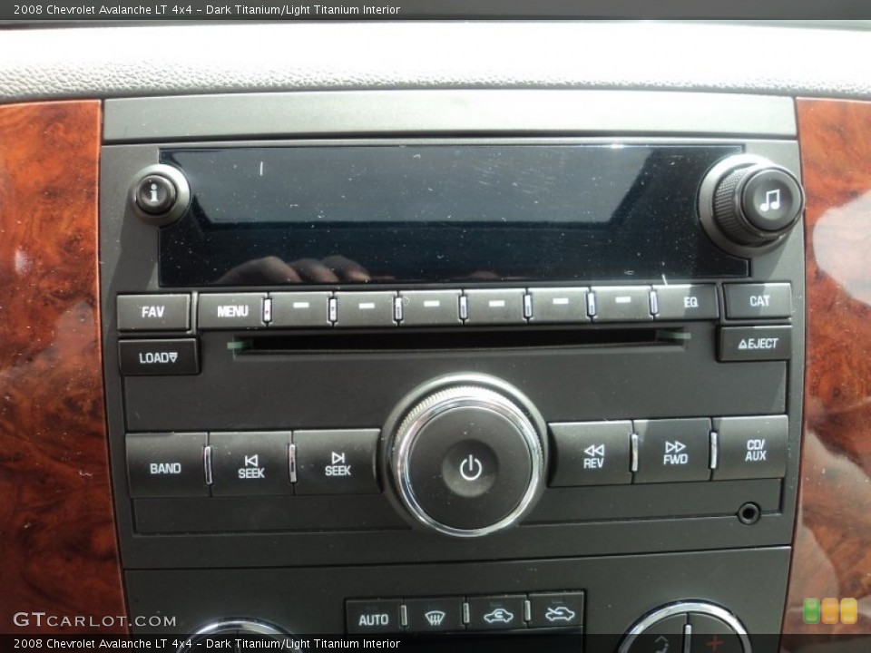 Dark Titanium/Light Titanium Interior Audio System for the 2008 Chevrolet Avalanche LT 4x4 #52863129