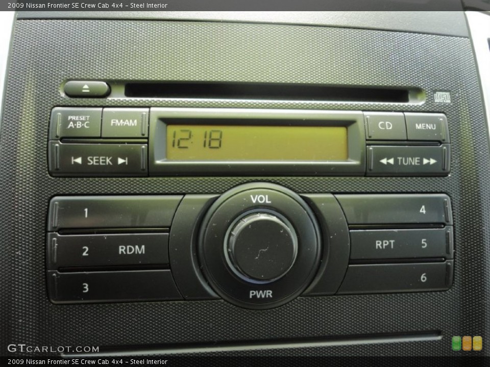 Steel Interior Audio System for the 2009 Nissan Frontier SE Crew Cab 4x4 #52864989