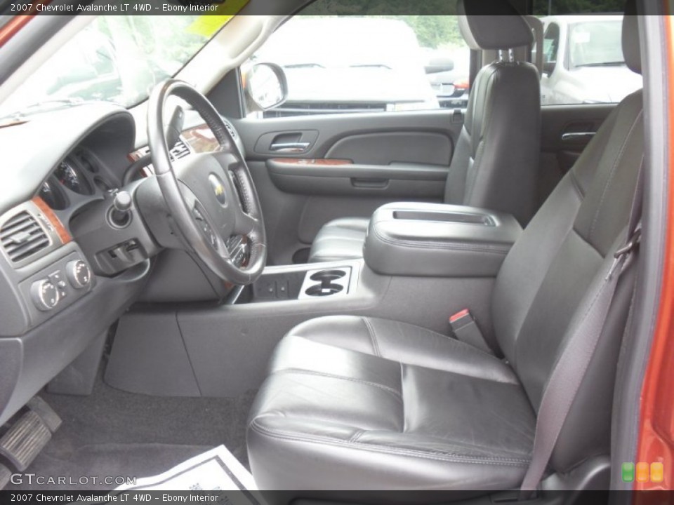 Ebony Interior Photo for the 2007 Chevrolet Avalanche LT 4WD #52865091