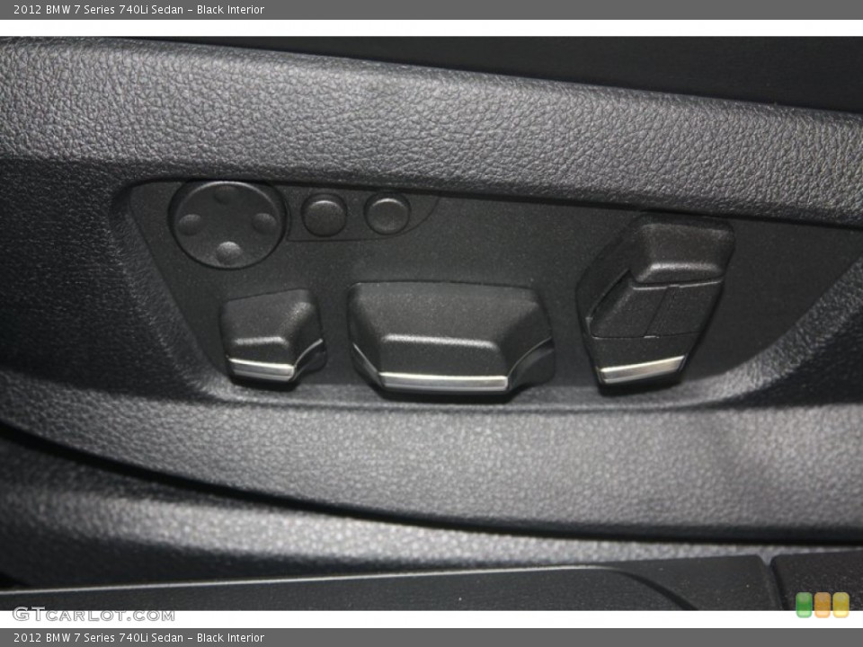 Black Interior Controls for the 2012 BMW 7 Series 740Li Sedan #52867539