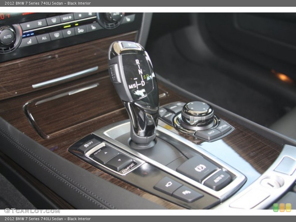 Black Interior Transmission for the 2012 BMW 7 Series 740Li Sedan #52867581