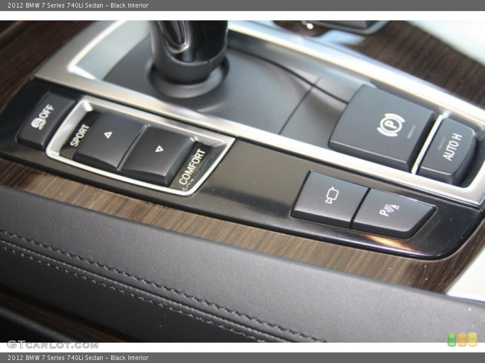 Black Interior Controls for the 2012 BMW 7 Series 740Li Sedan #52867593