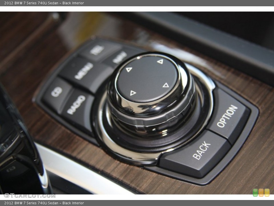 Black Interior Controls for the 2012 BMW 7 Series 740Li Sedan #52867605