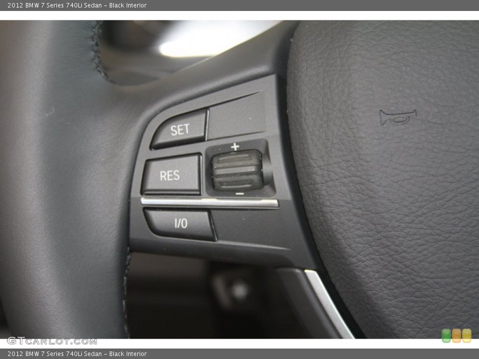 Black Interior Controls for the 2012 BMW 7 Series 740Li Sedan #52867668
