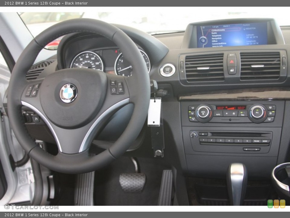 Black Interior Dashboard for the 2012 BMW 1 Series 128i Coupe #52869642
