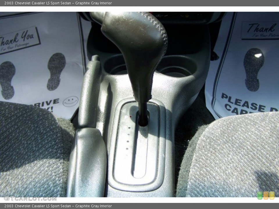 Graphite Gray Interior Transmission for the 2003 Chevrolet Cavalier LS Sport Sedan #52872503