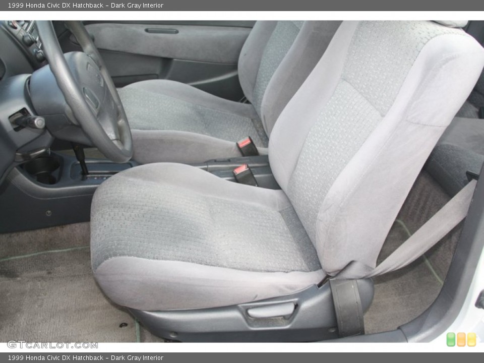 Dark Gray Interior Photo for the 1999 Honda Civic DX Hatchback #52872624