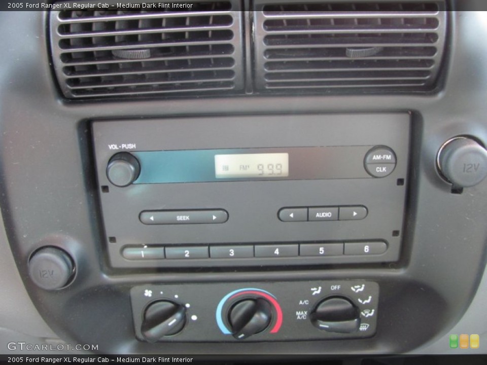Medium Dark Flint Interior Audio System for the 2005 Ford Ranger XL Regular Cab #52873317