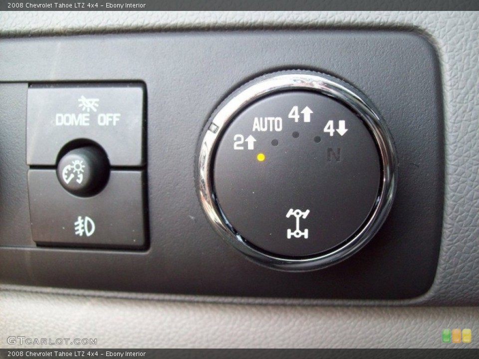 Ebony Interior Controls for the 2008 Chevrolet Tahoe LTZ 4x4 #52873614