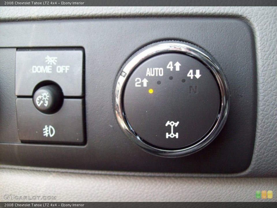 Ebony Interior Controls for the 2008 Chevrolet Tahoe LTZ 4x4 #52873614