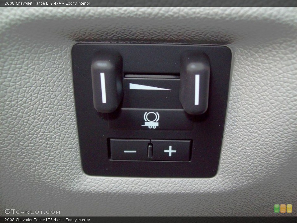 Ebony Interior Controls for the 2008 Chevrolet Tahoe LTZ 4x4 #52873626