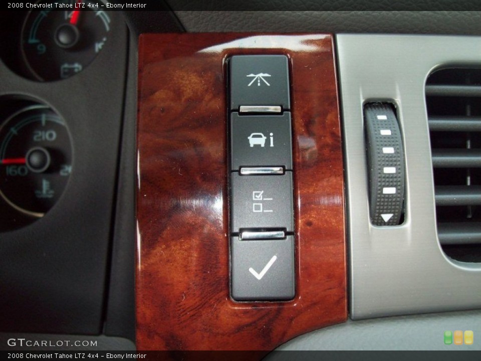 Ebony Interior Controls for the 2008 Chevrolet Tahoe LTZ 4x4 #52873638