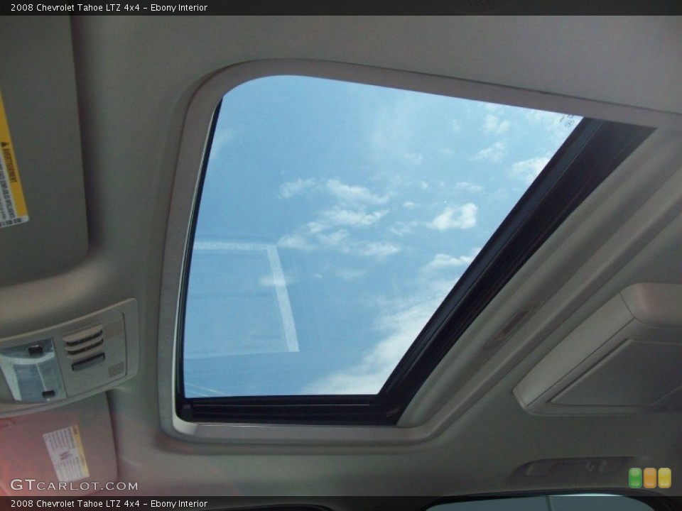 Ebony Interior Sunroof for the 2008 Chevrolet Tahoe LTZ 4x4 #52873692