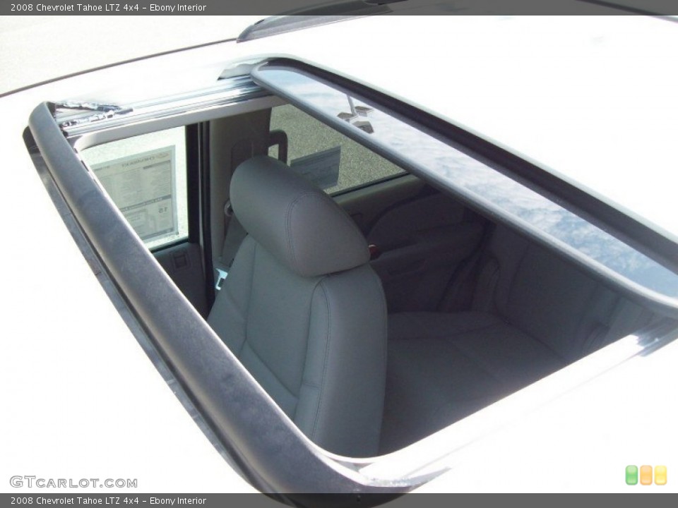 Ebony Interior Sunroof for the 2008 Chevrolet Tahoe LTZ 4x4 #52873716