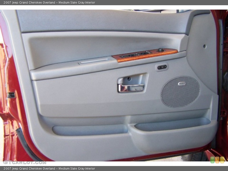 Medium Slate Gray Interior Door Panel for the 2007 Jeep Grand Cherokee Overland #52873932