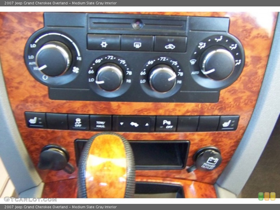Medium Slate Gray Interior Controls for the 2007 Jeep Grand Cherokee Overland #52874166