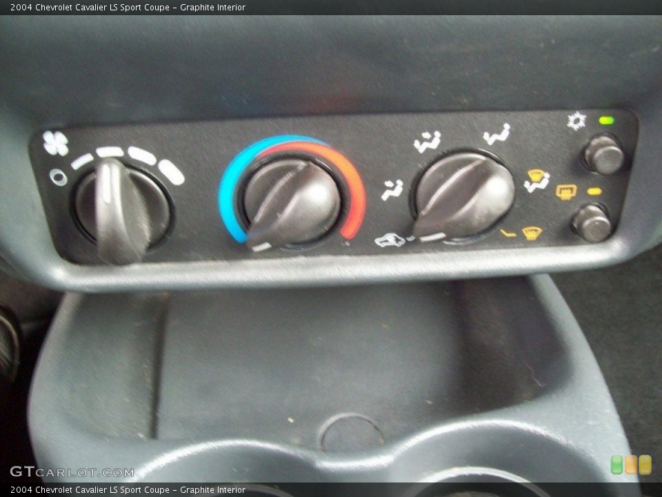 Graphite Interior Controls for the 2004 Chevrolet Cavalier LS Sport Coupe #52874427
