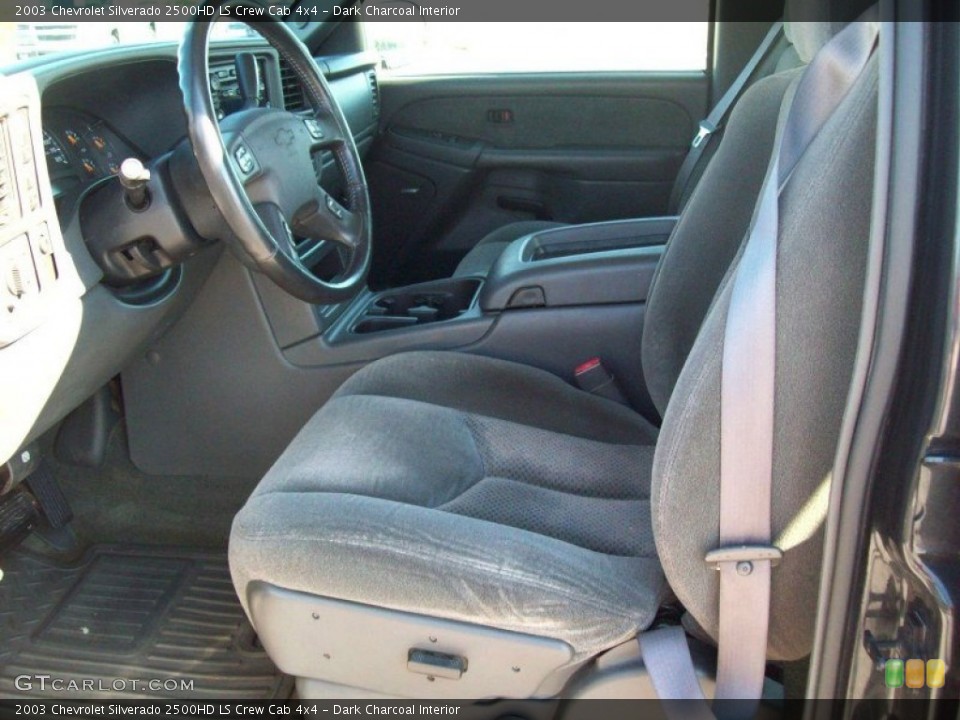 Dark Charcoal Interior Photo for the 2003 Chevrolet Silverado 2500HD LS Crew Cab 4x4 #52874718