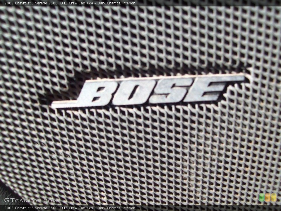 Dark Charcoal Interior Audio System for the 2003 Chevrolet Silverado 2500HD LS Crew Cab 4x4 #52874757