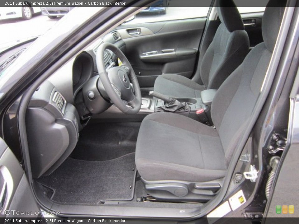 Carbon Black Interior Photo for the 2011 Subaru Impreza 2.5i Premium Wagon #52875195