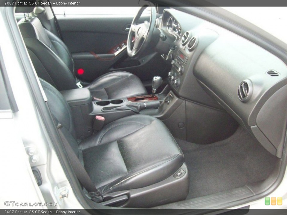 Ebony Interior Photo for the 2007 Pontiac G6 GT Sedan #52875216