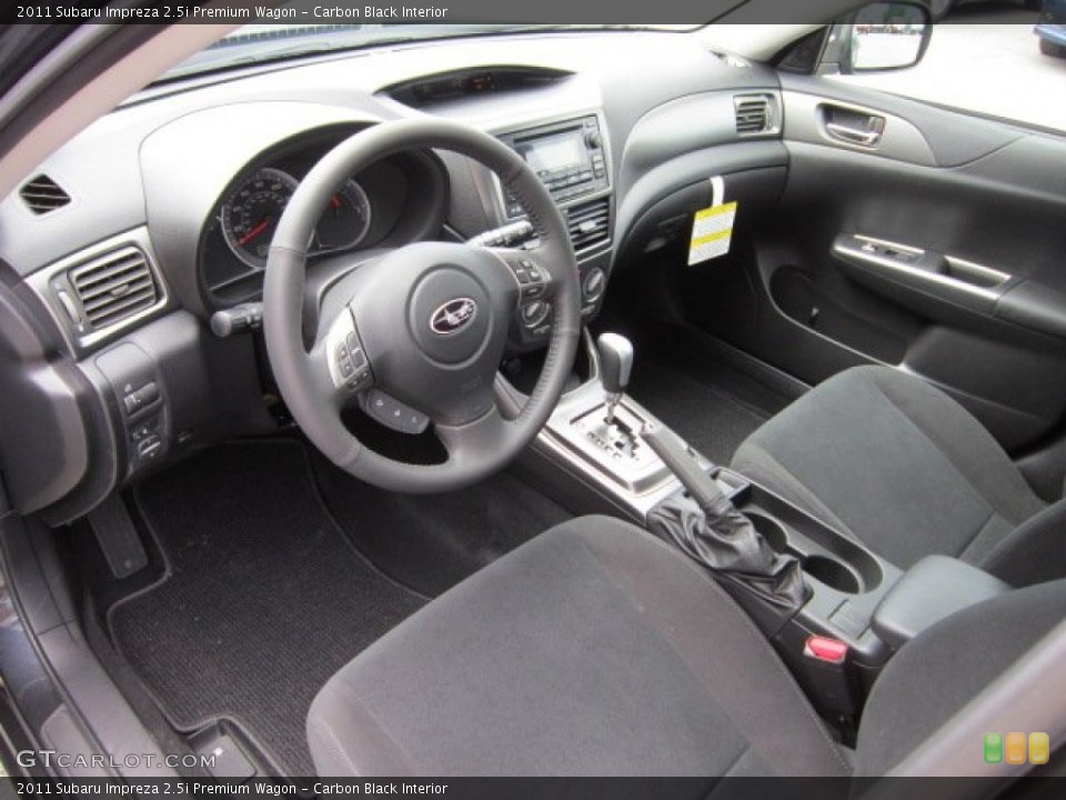Carbon Black Interior Photo for the 2011 Subaru Impreza 2.5i Premium Wagon #52875330