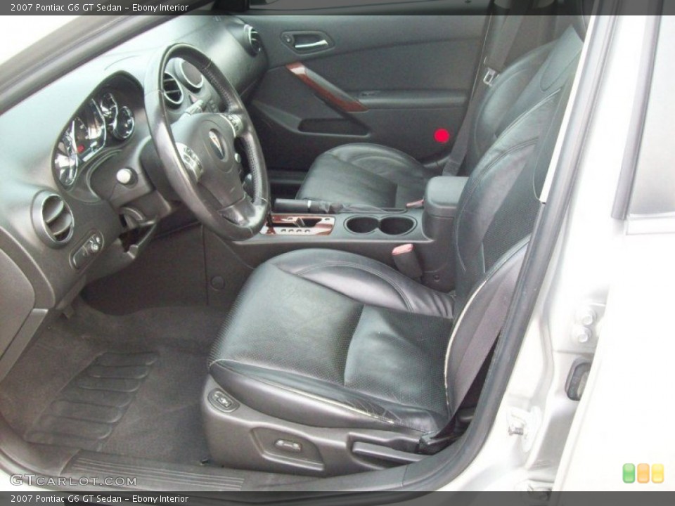 Ebony Interior Photo for the 2007 Pontiac G6 GT Sedan #52875402