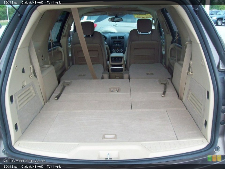 Tan Interior Trunk for the 2008 Saturn Outlook XE AWD #52876935