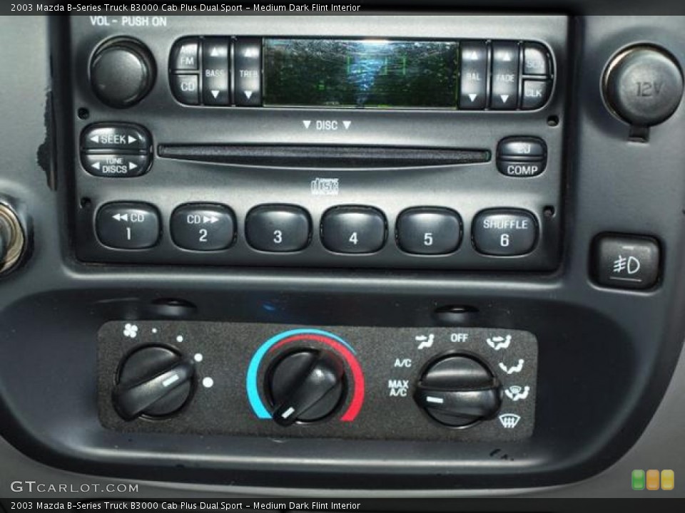 Medium Dark Flint Interior Controls for the 2003 Mazda B-Series Truck B3000 Cab Plus Dual Sport #52876986