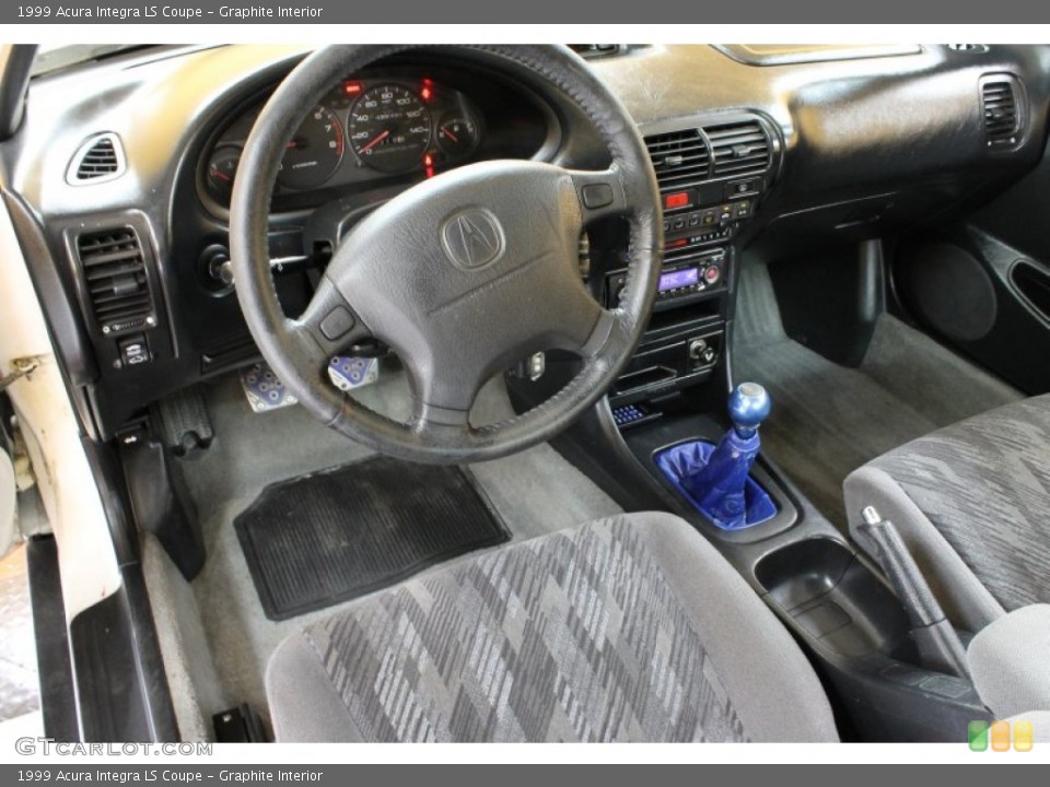 Graphite Interior Prime Interior for the 1999 Acura Integra LS Coupe #52877490
