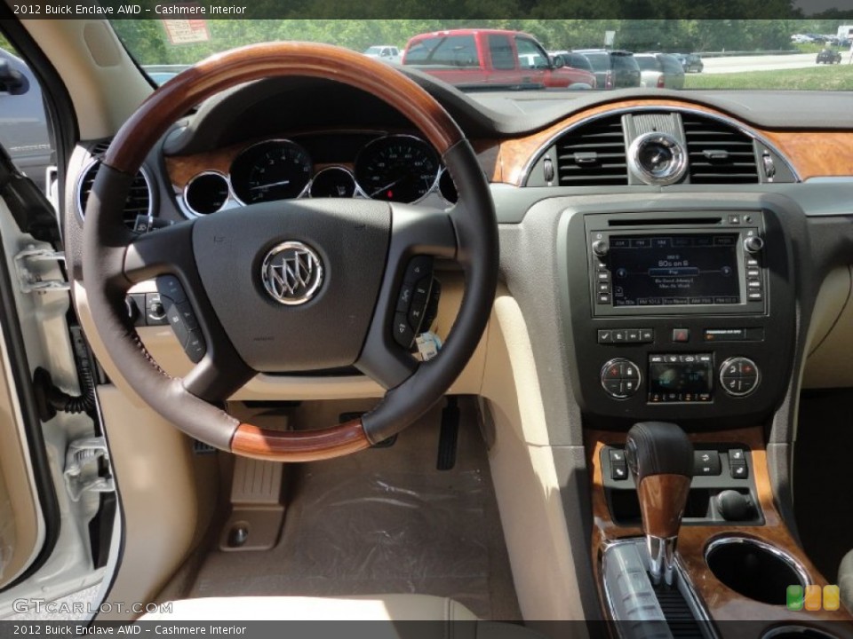 Cashmere Interior Dashboard for the 2012 Buick Enclave AWD #52878318