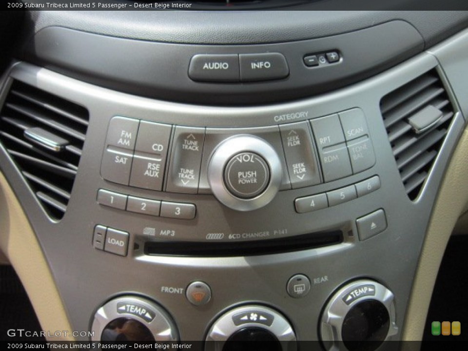 Desert Beige Interior Controls for the 2009 Subaru Tribeca Limited 5 Passenger #52878417