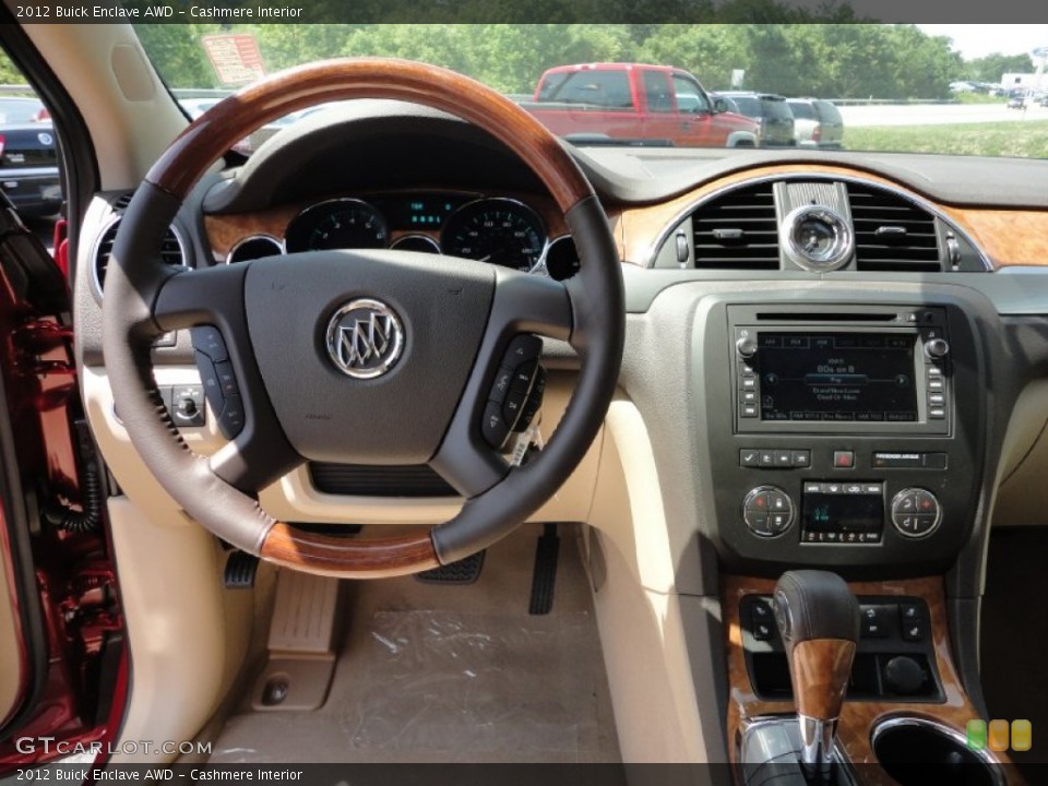 Cashmere Interior Dashboard for the 2012 Buick Enclave AWD #52878633