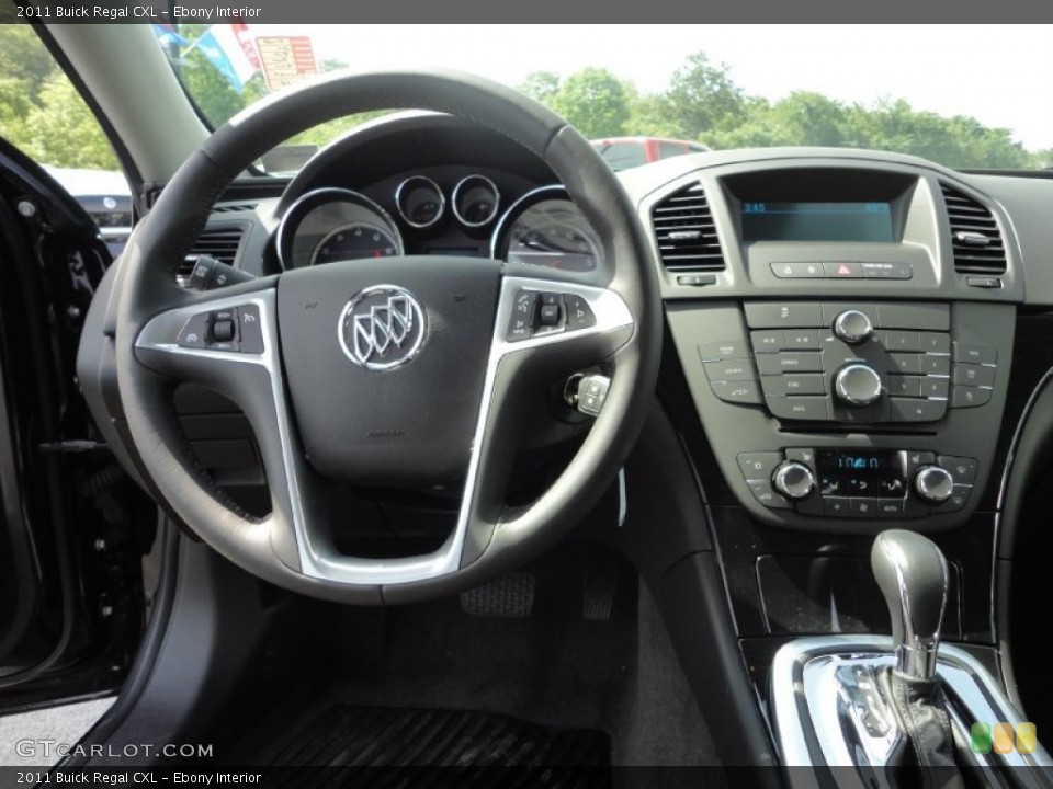 Ebony Interior Dashboard for the 2011 Buick Regal CXL #52878891