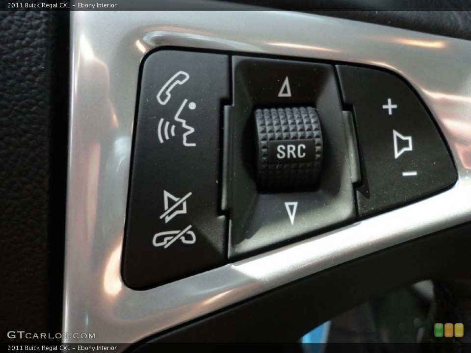 Ebony Interior Controls for the 2011 Buick Regal CXL #52878900